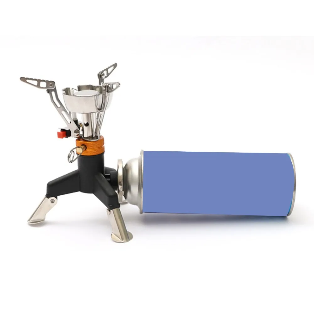 

Stainless Steel Stove Tripod Stand Adapter High Temperature Resistant Compact Lightweight Gas Can Tripod Stabilizer