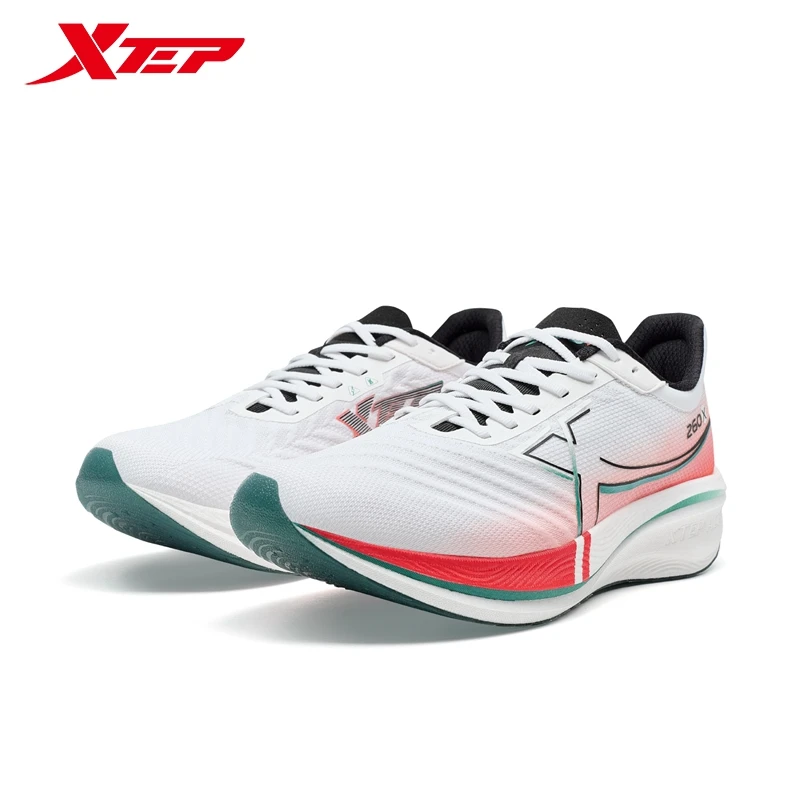 Xtep 260X Running Shoes For Men 2024 Winter Non-Slip Sports Shoes Trendy Retro Cushioning Sneakers 976419110066