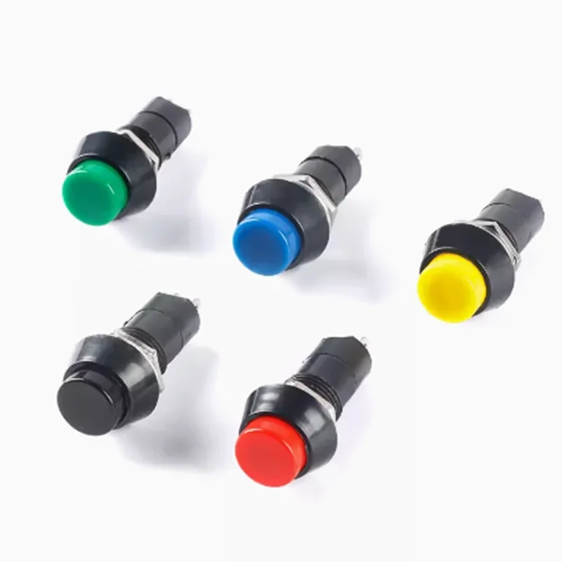 5 pcs MBS-11 MBS-11A GBS-11B 12mm self-blocking auto-recovery momentary push button 3A 250V 2PIN