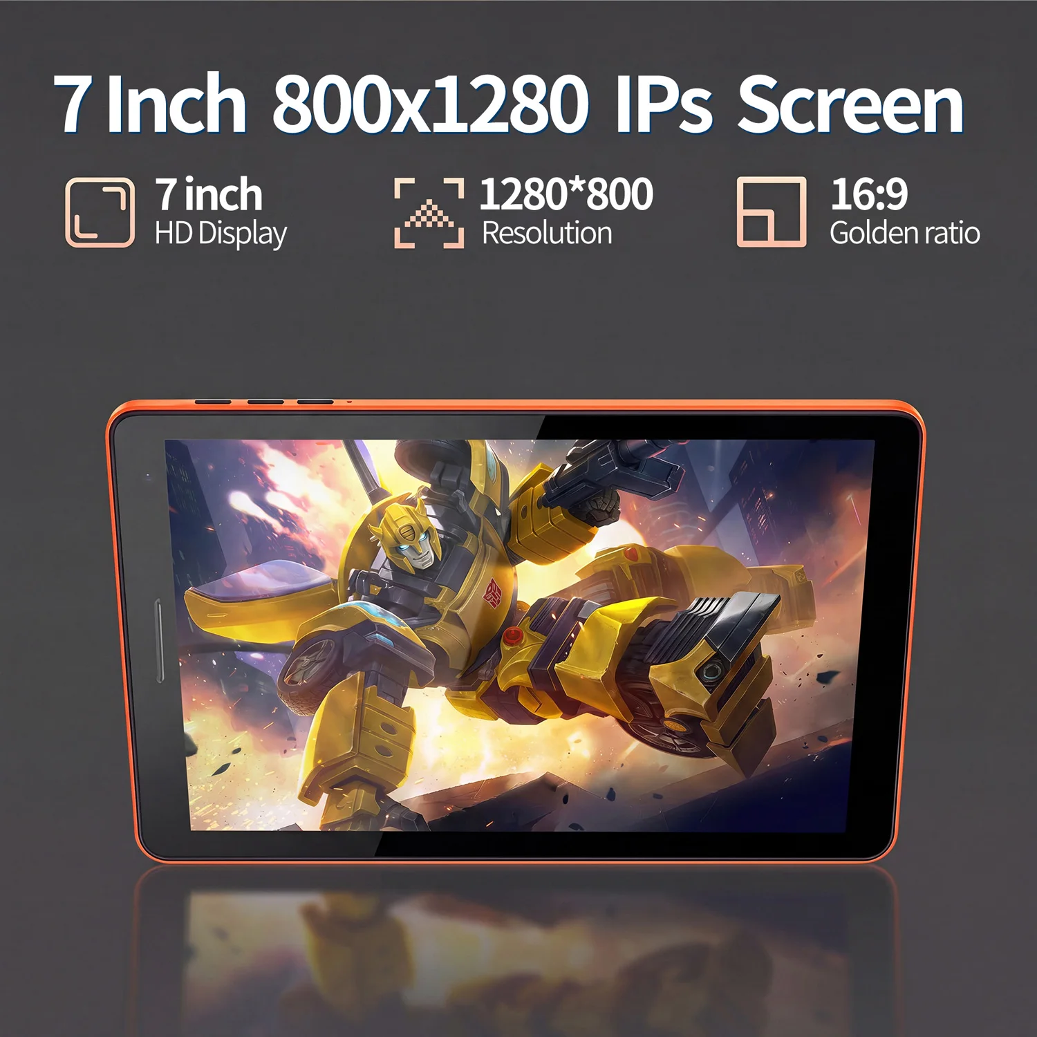 BDF-X17 Android Kids' Tablets 7 Inch Octa Core 4GB+64GB ROM Learning Education Dual Cameras Bluetooth WiFi Multi Touch Tablet PC