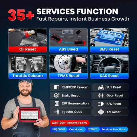 Диагностический сканер LAUNCH X431 CRP919E BT для всех систем, 32 функции сброса, считыватель кодов OBD2, кодирование ЭБУ, диагностика, сканирование OBD