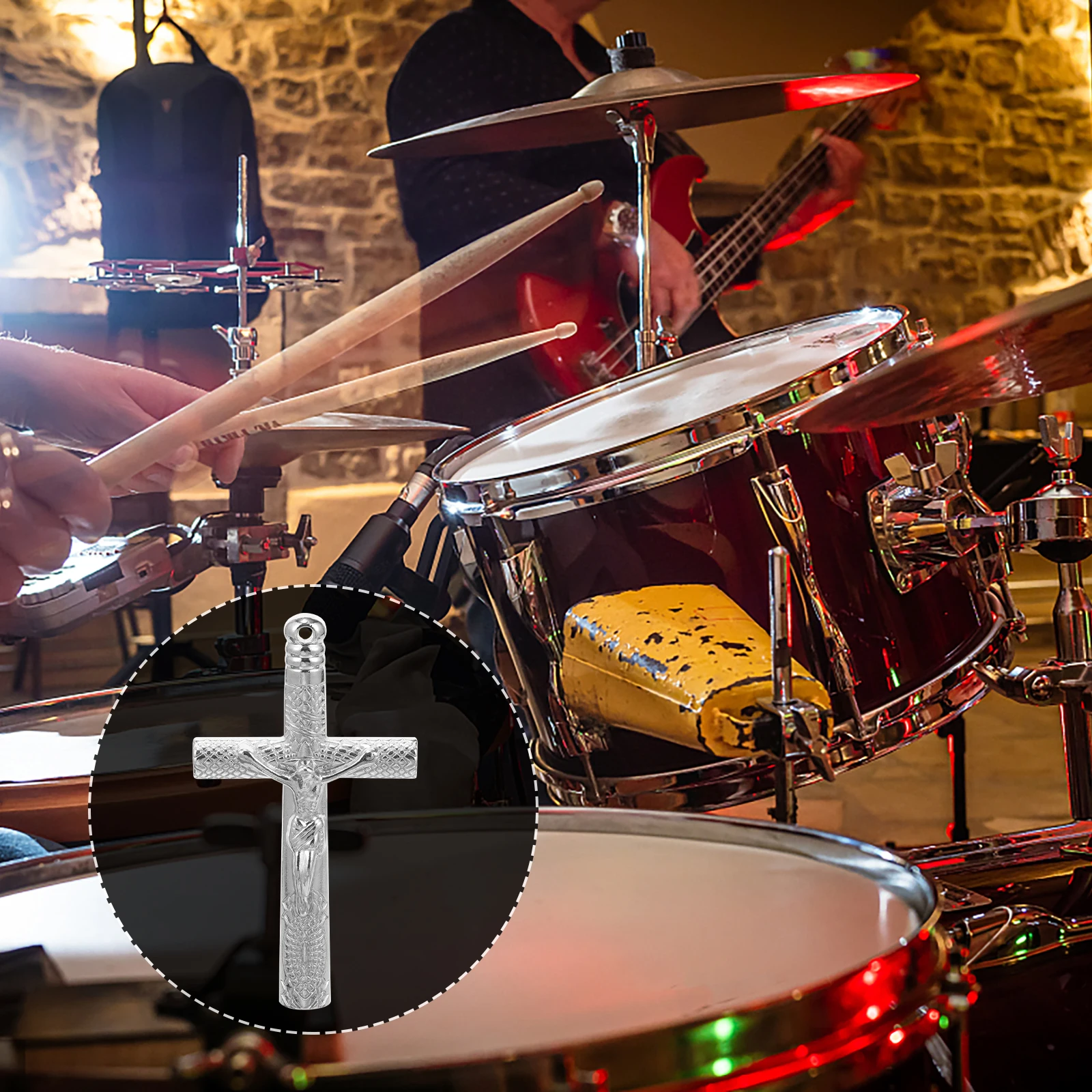 

1Pcs Cross Shaped Drum Tuner Metal Drum Key Drums Tuning Tools with Square Head Design