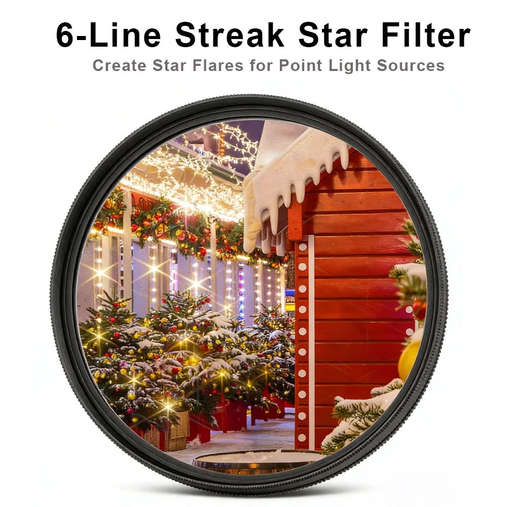 6 Line Star Lens Fi…