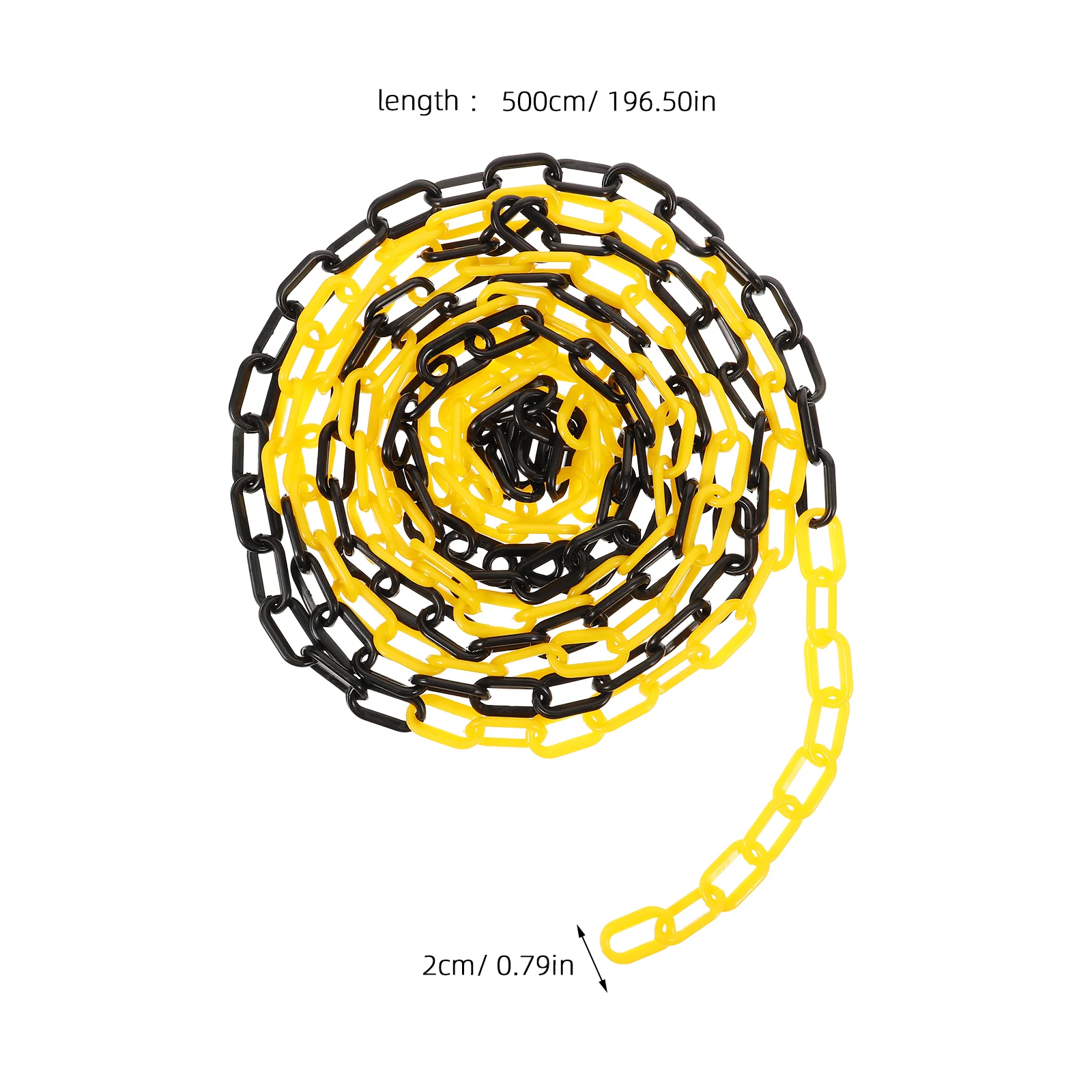 Safety Barrier Chain Traffic Caution Chain Safety Chain Security Chain for Crowd Control(5 meter)