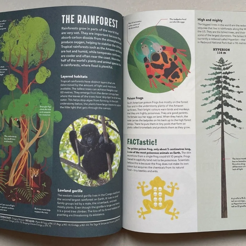 Encyclopédie Britannica nouvelle encyclopédie pour enfants édition anglaise livres scientifiques illustrés