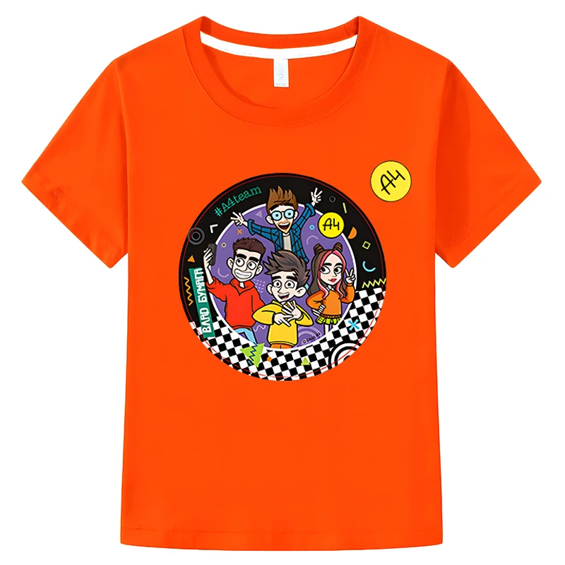 Merch A4 t-shirt per bambini estate cotone Casual top Vlad A4 Lamba t-shirt y2k one piece abbigliamento per bambini vestiti per ragazzi vestiti per