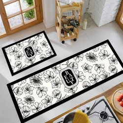 Non-slip Kitchen Mat for Floor Living Room Mats Long Carpets Soft Washable Rug Bathroom Entrance Doormat