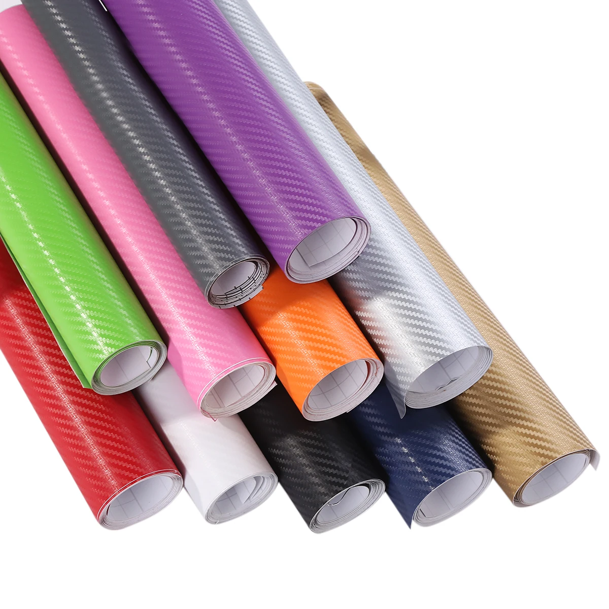 

152cm*10cm Carbon Fiber Vinyl Film Car Stickers Waterproof Car Styling Wrap For Auto Vehicle Detailing accessories