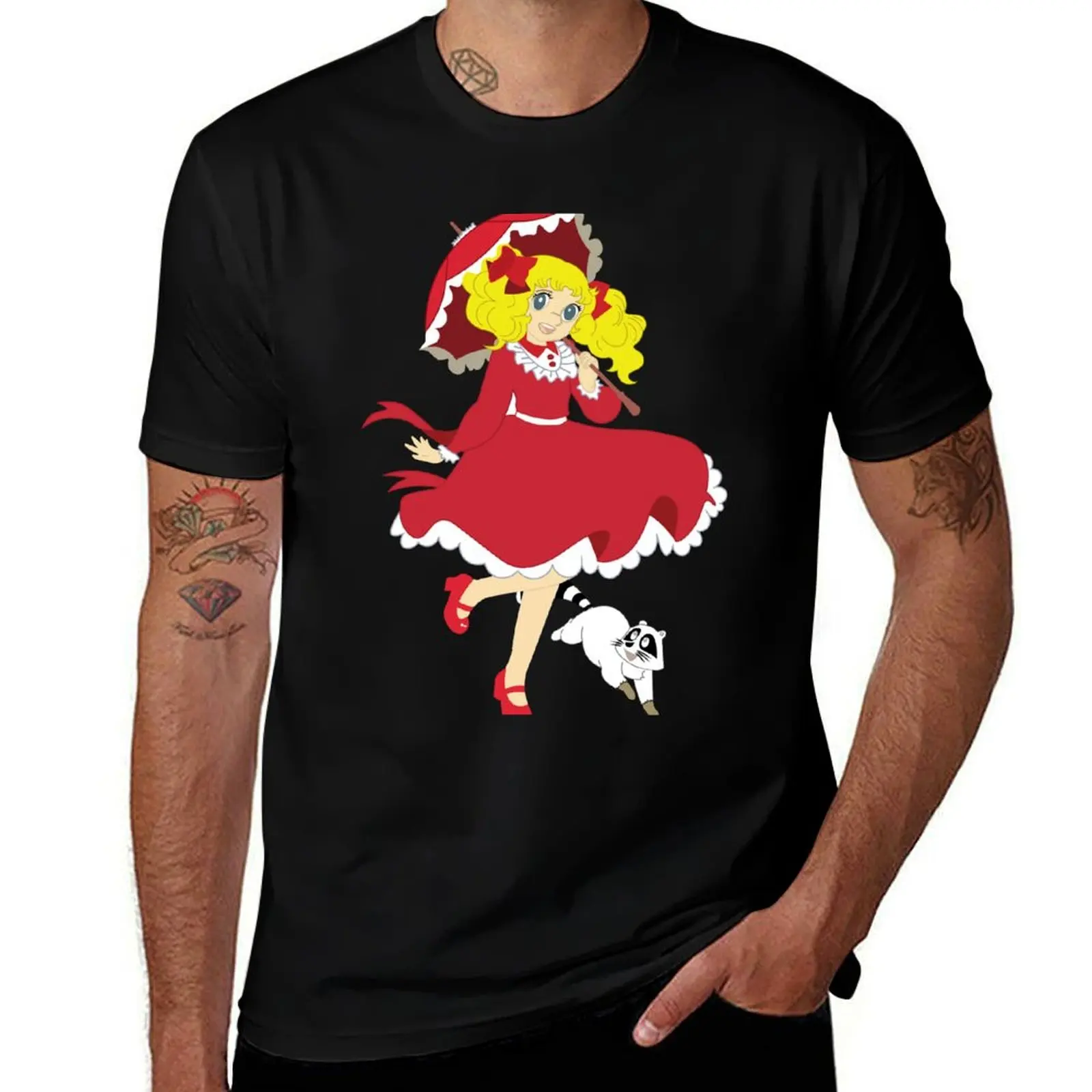 

Candy Candy T-Shirt blue lock oversized anime tshirt clothes for men