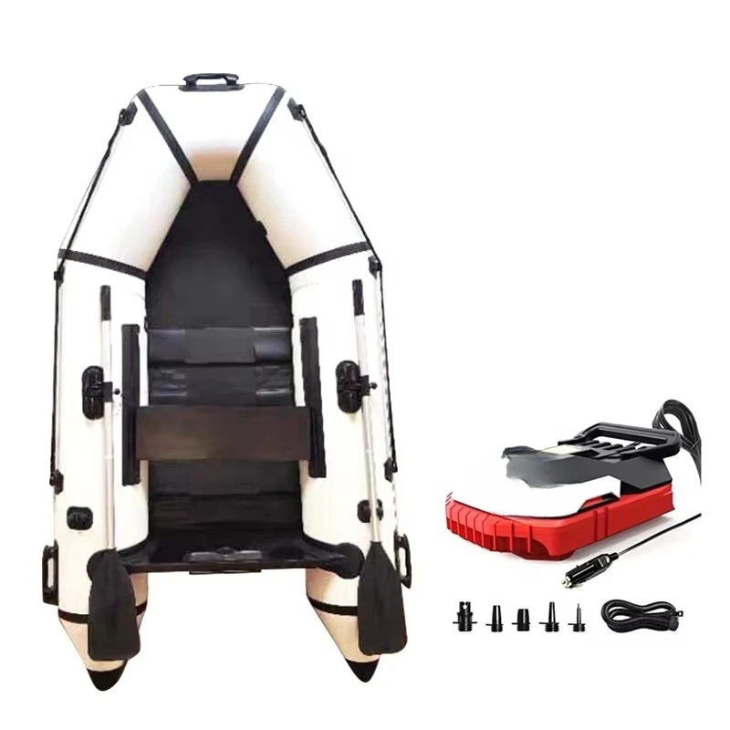 2022 New Trendy Fishing Rubber Dinghy Hypalon Rigid Inflatable Boat With Custom Outboard Motor