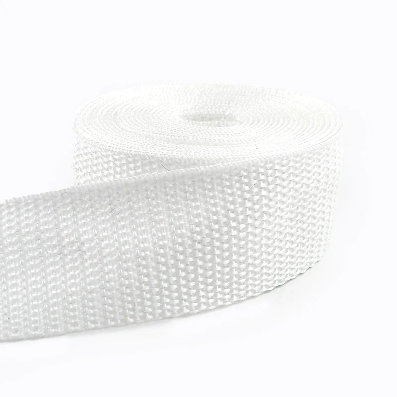 10 Meter 20/25/32/38/50 mm Polypropylen-Gurtband, 1,1 mm dickes Band, Nylonbänder pro Meter, Gürtel, Nähköder, Zubehör