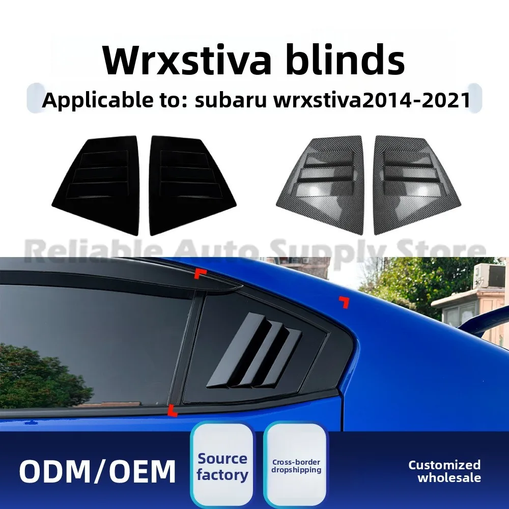 

For Toyota Subaru WRX STI VA 2014-2021 Triangle Louver Vinyl Wrap Sticker Modification Kit Premium Quality High Adhesion Durable