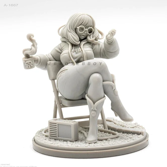 

Комплект модели из смолы 75 мм, бесцветная самосборка A-1667