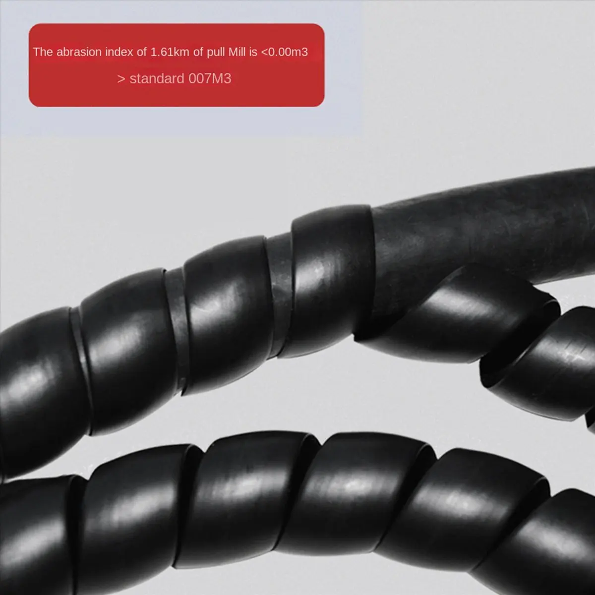 SDFC 18Pcs 1M E-Bike Cable Pipe Protection Spiral Wrap Winding Cable Wire Protector Cover Tube for Scooter Motorcycle