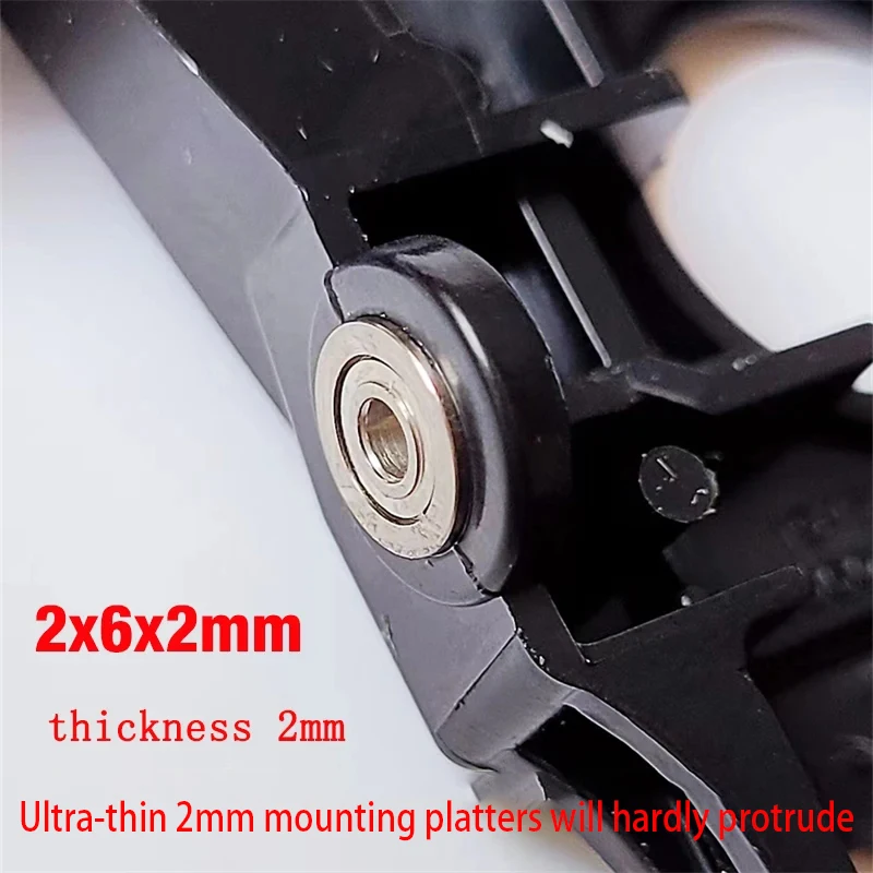 8Pcs Ball Bearings 2x6x2 620 Pairs of Sealed Ball Bearings Guide Wheel Gear Bearing Modification Upgrade Accessories