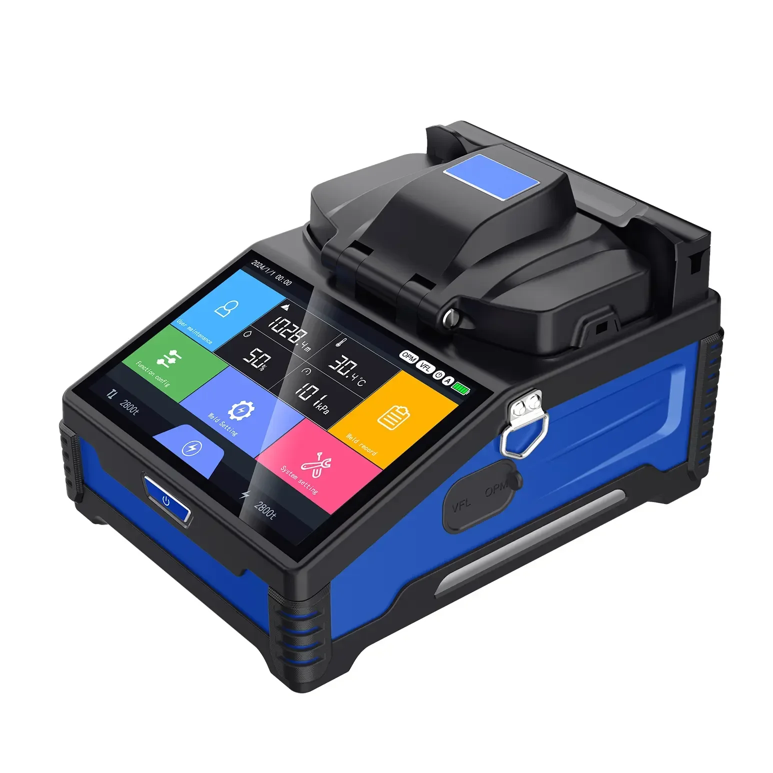 ZXY K3S 6 Motor K3 Optical Fiber Welding Machine FTTH Optical Fiber Fusion Splicer OPM and Visual