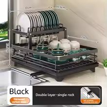 Black single rack