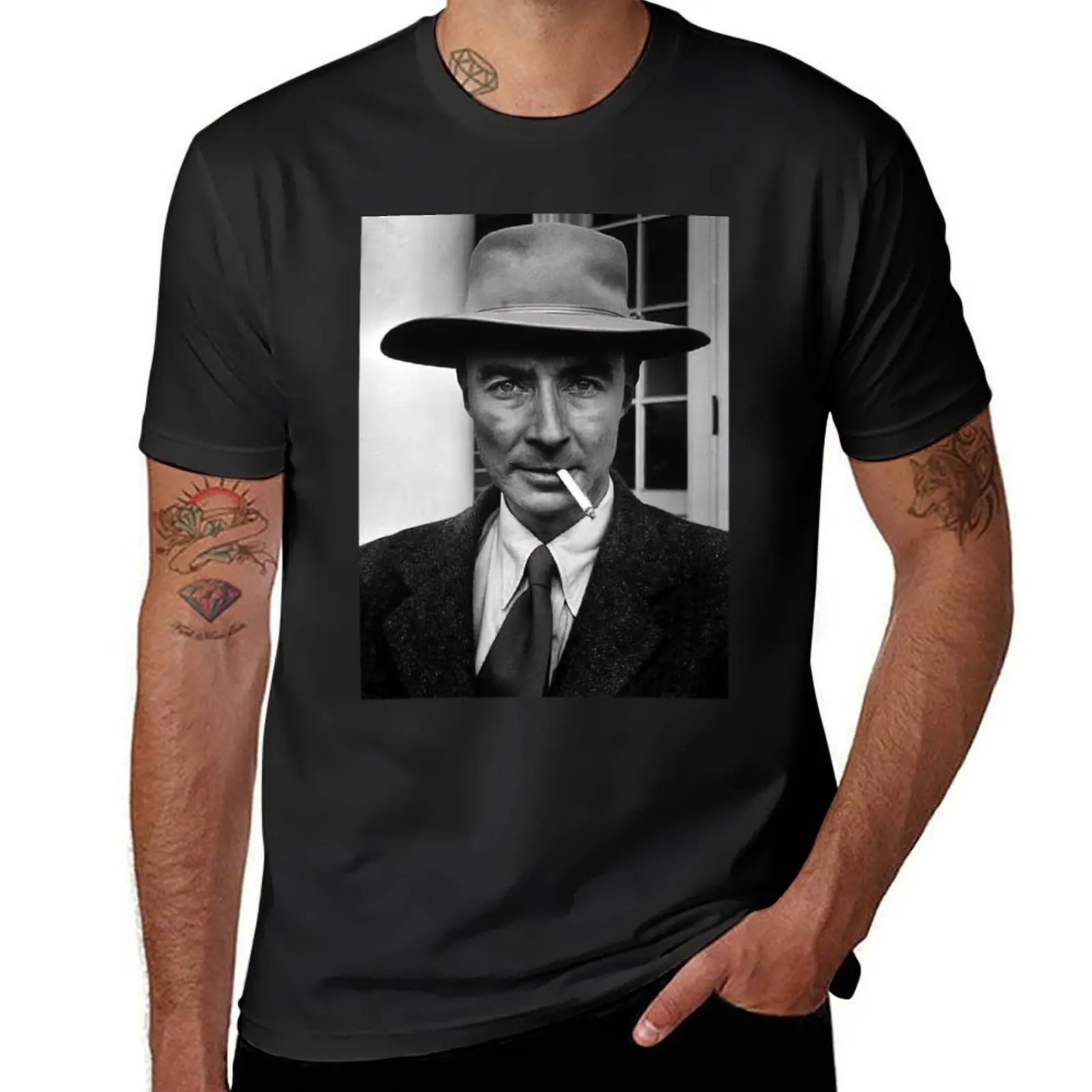 

oppenheimer Smoking T-Shirt sports fans boys whites customs Short sleeve tee t shirts men