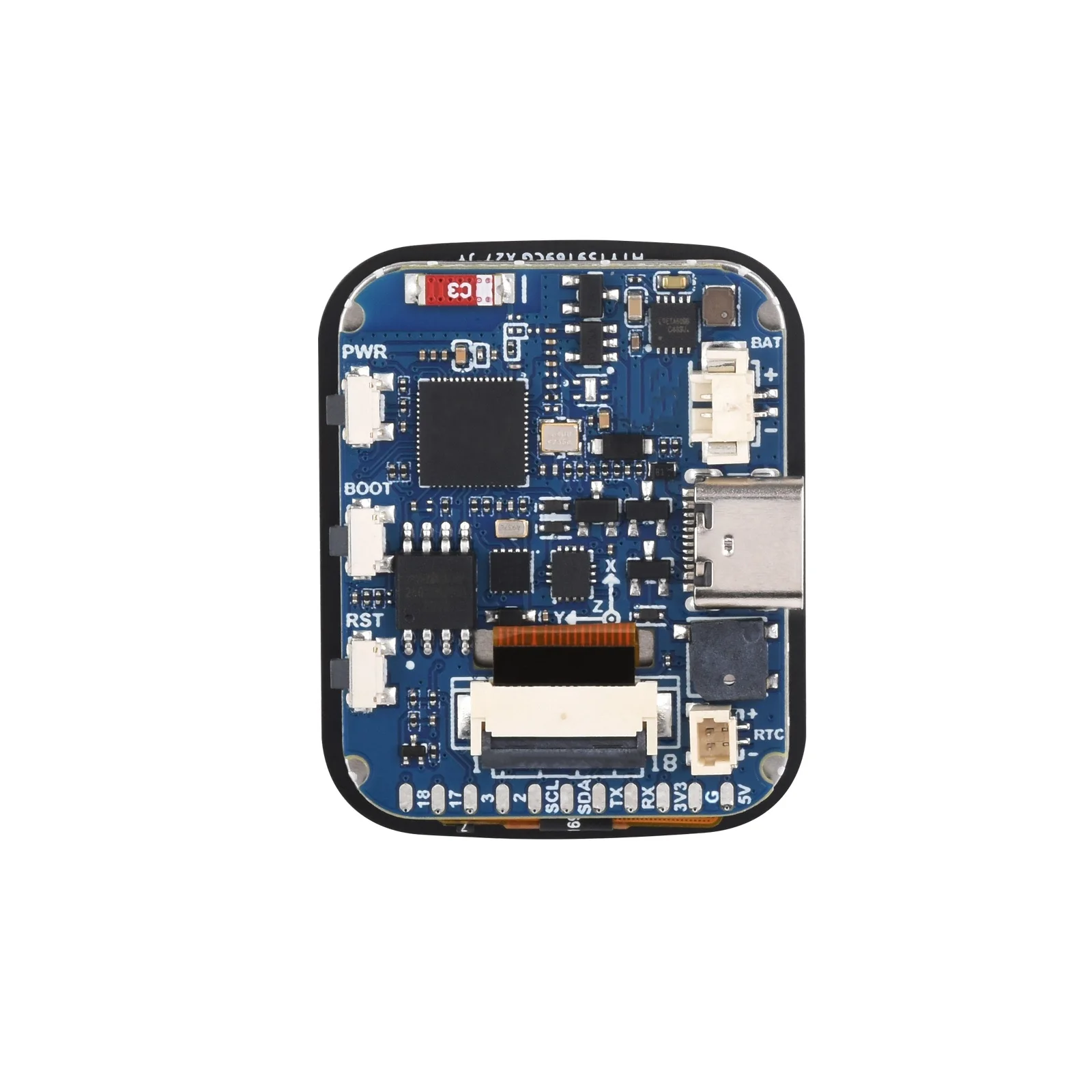 1.69-inch touch screen development board ESP32-S3 programme Built-in acceleration gyroscope sensor