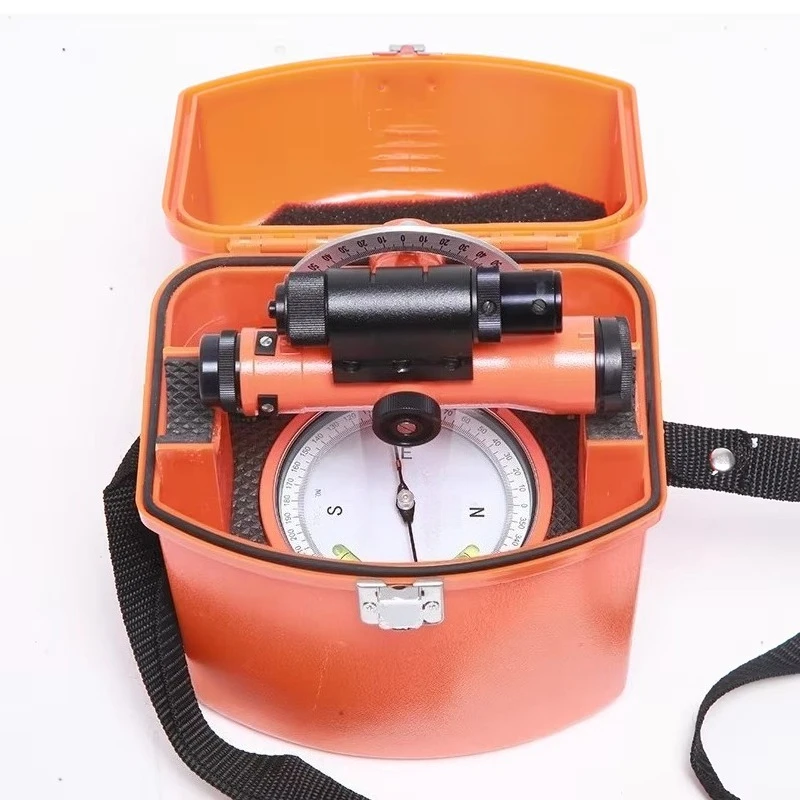 DQL-16Z Compass Theodolite Surveying Compass Instrument 16X Magnification Geological Forest Survey Measuring Tool
