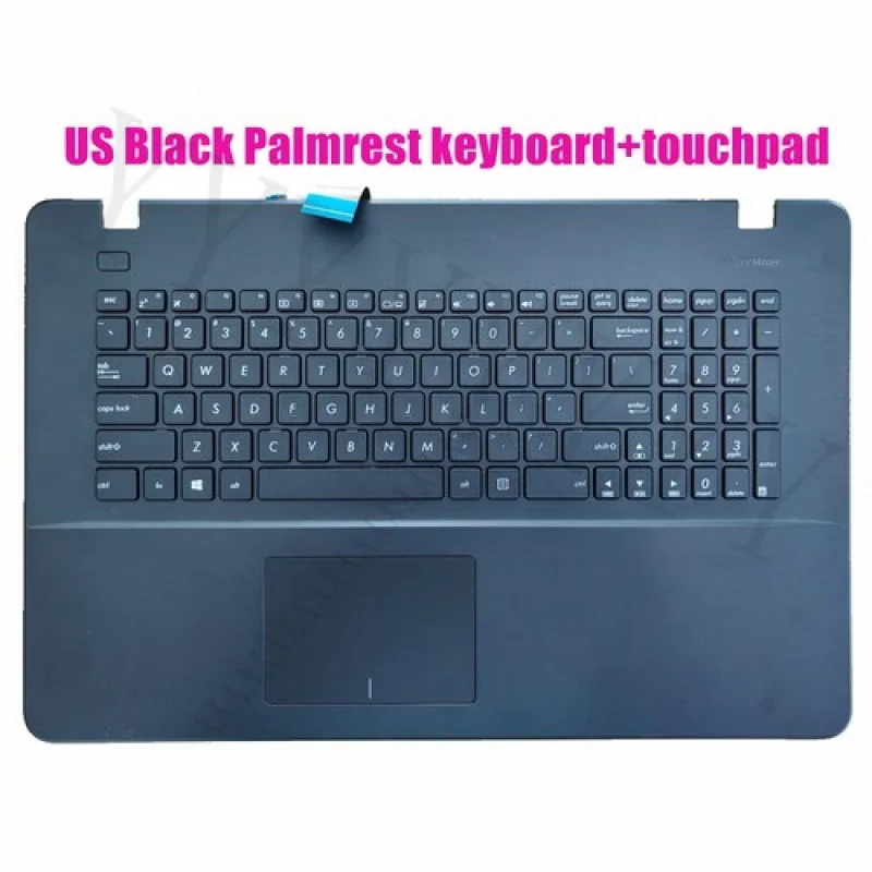 

QUS Black Palmrest keyboard for Asus F751 K751 X751 X752 R752+touchpad