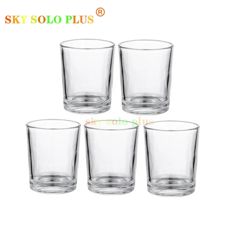 Authentic SKY SOLO PLUS 8ml 5PCS Candlestick 5365 transparent glass cup 65ml