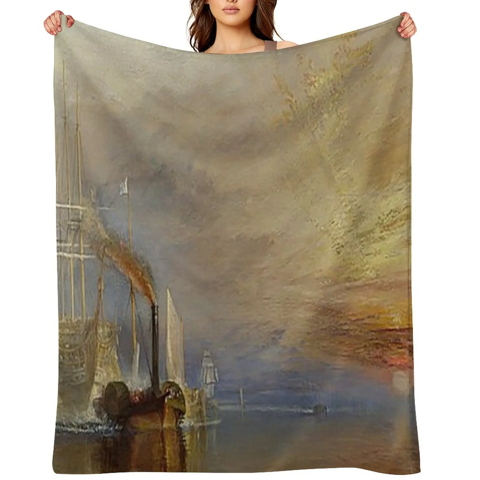 

The Fighting Temeraire JMW Turner Throw Blanket Blankets For Baby Single blankets ands Luxury Brand Blankets