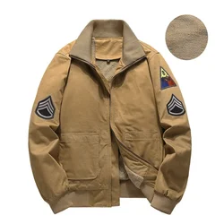 Fury precious-Blouson Bombardier Vert Armée WW2 pour Homme, Coupe-Vent d'Extérieur, 6XL