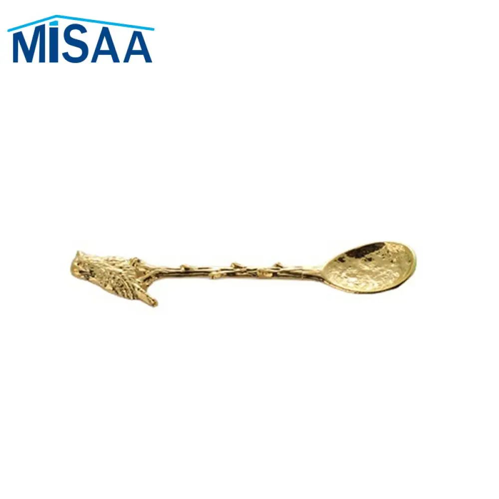 Coffee Spoon Vintage Retro Zinc Alloy Gift For Bar Party Tableware Spoon Small Decor Creative Forest Bird Kitchen Gadgets