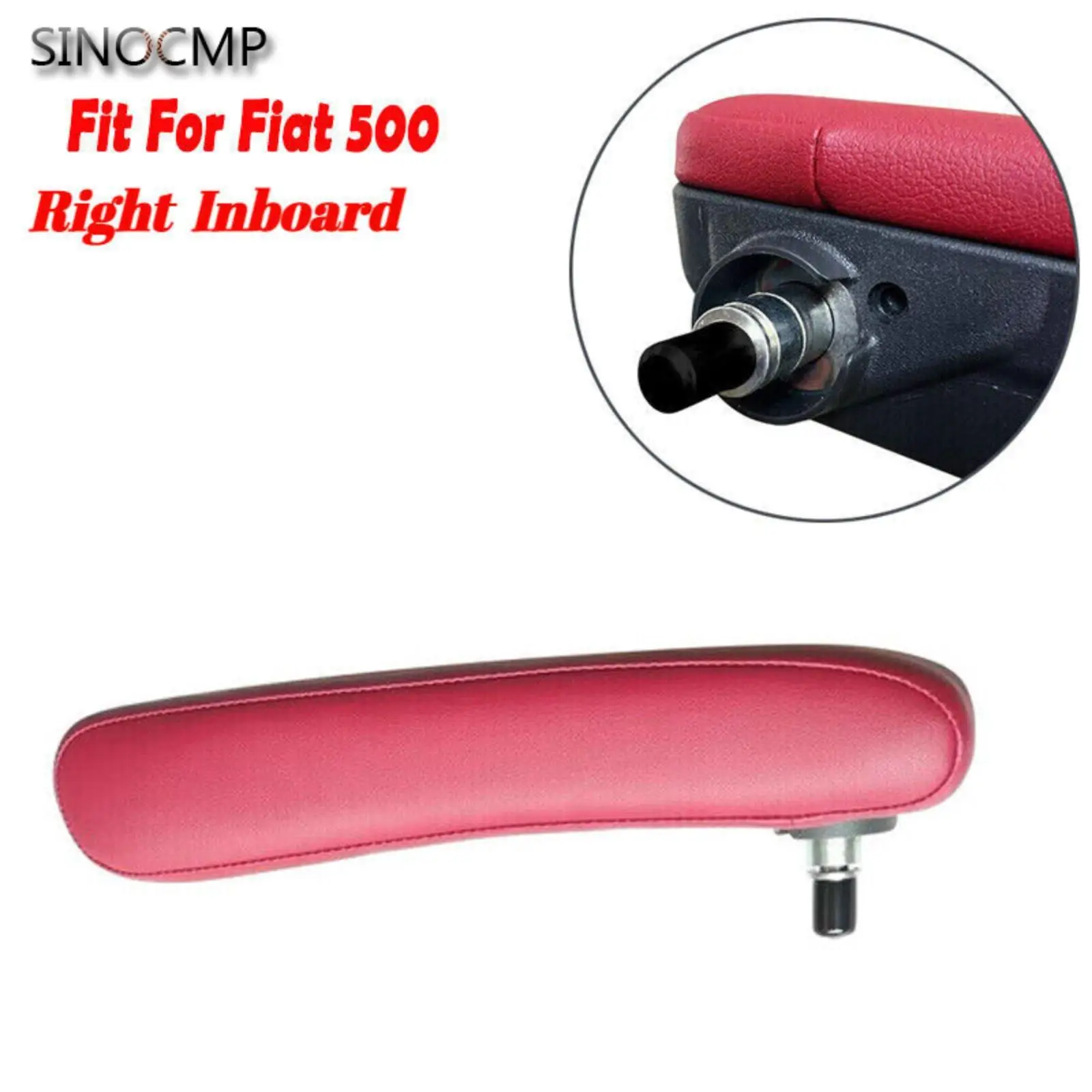 

Car Front Seat Armrest Front Right Inboard Seat Armrest 6BV48KRLAA For 2016-2019 Fiat 500 Car Interior Armrests Accessories