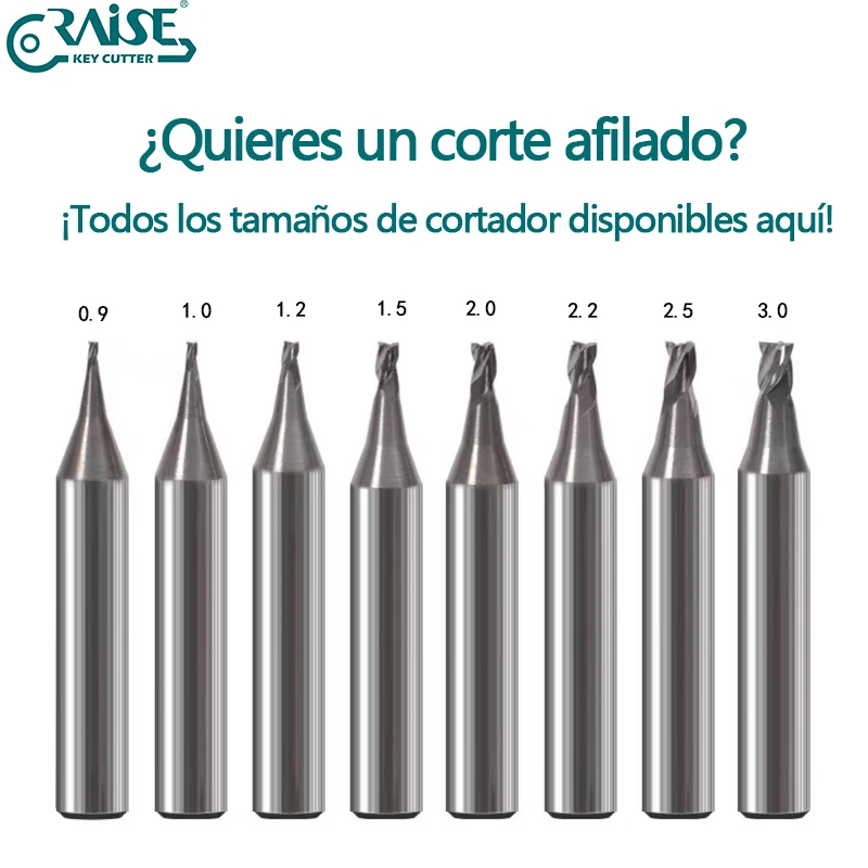 Cortador de RAISE para WENXING Q33 DEFU 368A, máquina duplicadora de llaves Vertical, herramientas de cerrajero