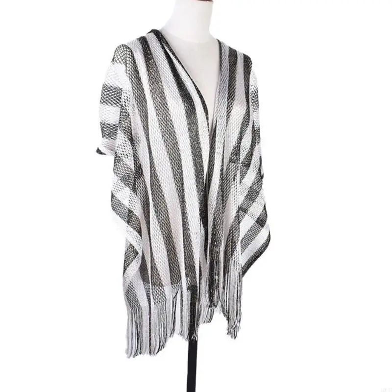 Womens Hollow Out Kimono traje baño Bikinis Cubra cárdigan delantero abierto