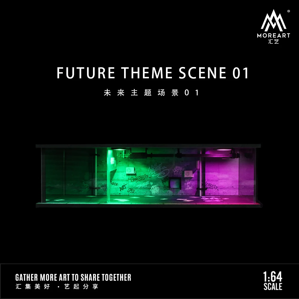 

More Art 1:64 Диорама для парковки, световая версия диорамы для дисплея, коллекции и подарка