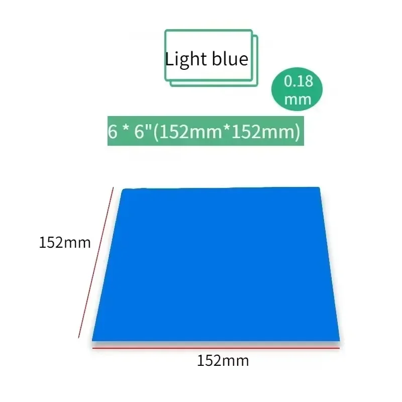 1 box of Non Sterile High Quality Dental Dam Natural Rubber Latex Dam Nnti-allergy 52pcs 5“x5” / 36pcs 6\