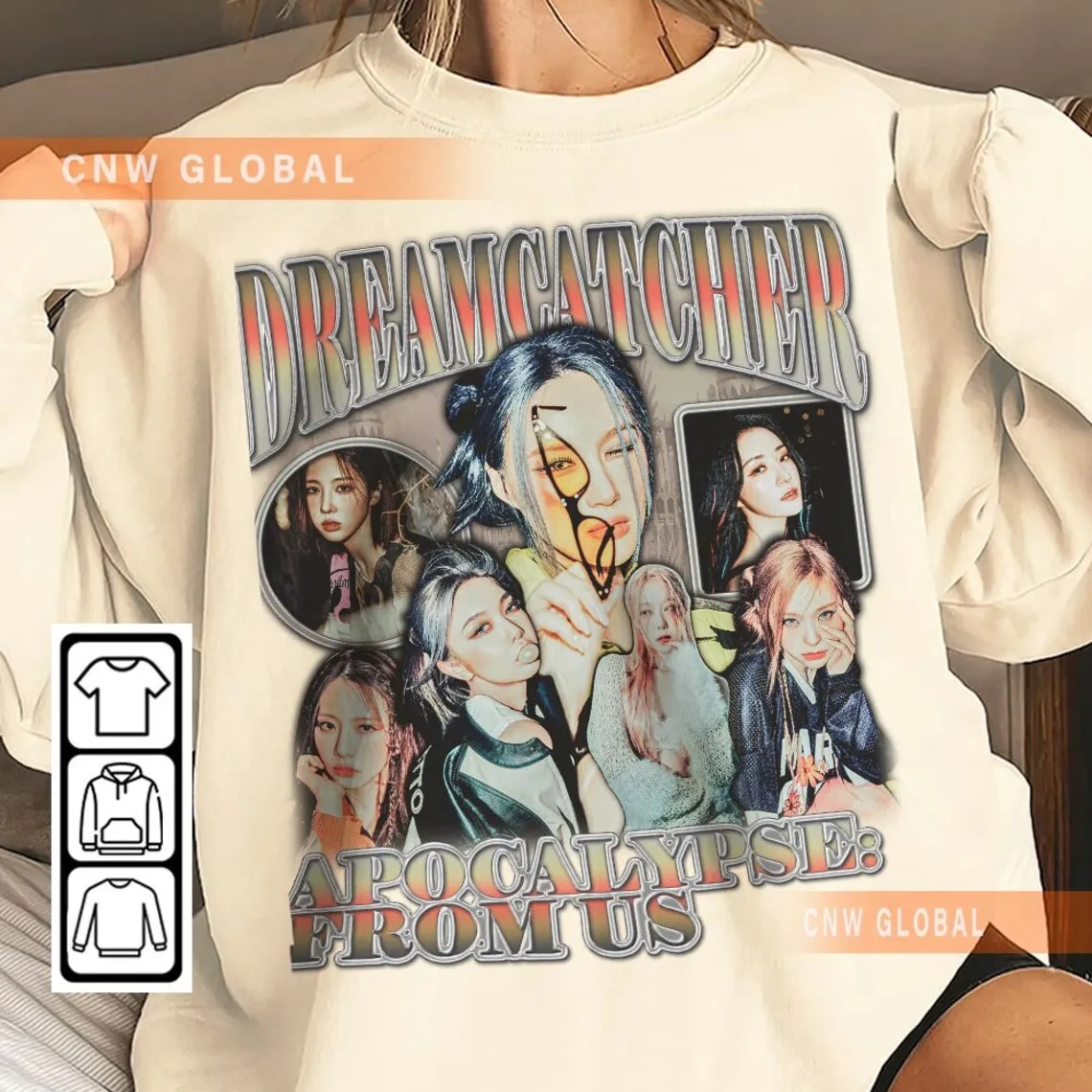 Dreamcatcher Kpop Shirt Apocalypse From Us Tour Sweatshirt Dreamcatcher From Us Graphic Tee Music Unisex Gifts Fan Hoodie Kpop29