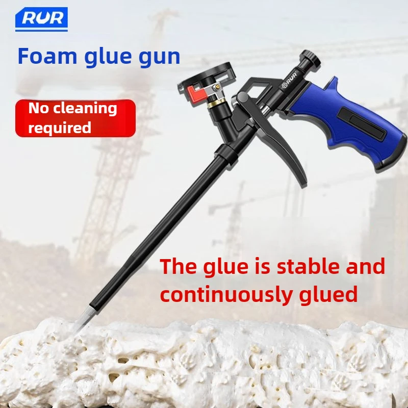 RUR Foam Gun Expanding Spray Polyurethane Sealant No Cleaning Styrofoam Foam Gun Soudafoam Tools Foam Glue Gun Renovation Tool