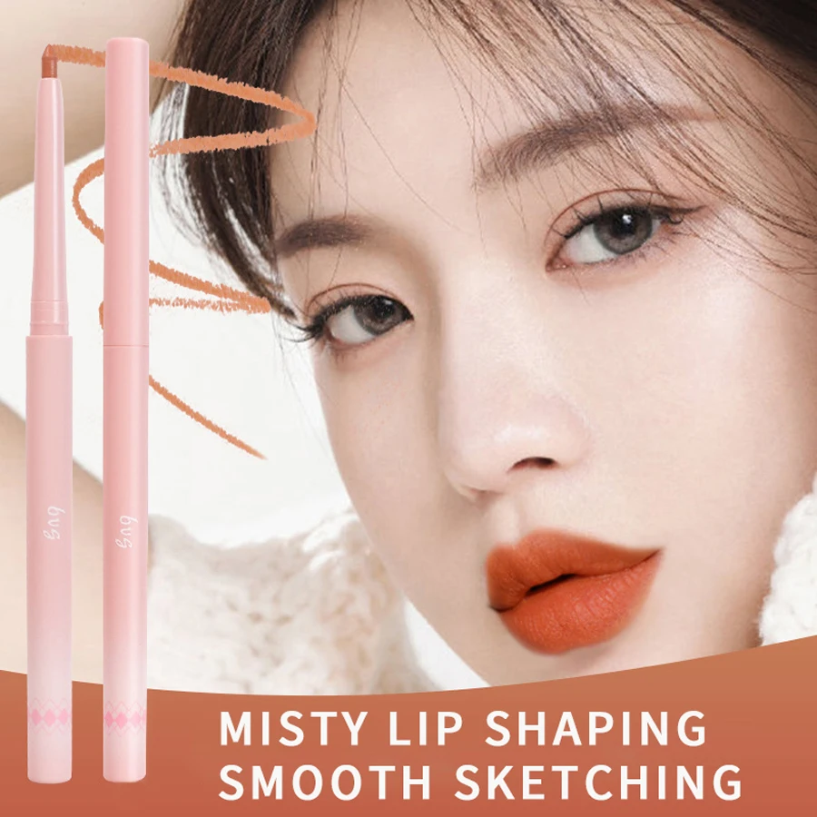Wodoodporny, długotrwały pisak do konturowania ust, balsam do ust z efektem powiększenia, nieblaknący, nieprzywierający do kubków, matowy, rozświetlający kolor, kosmetyki do makijażu ust.
