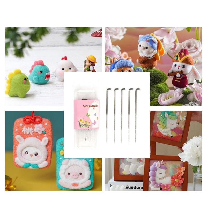 

5/7PCS Felting Needle Wool Felting Needle, Beginner Felting Supplies Kits for DIY Felting Wool Project high quality,New YearGift