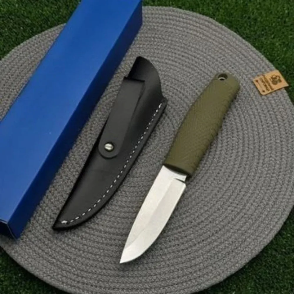 

Нож с фиксированным клинком BM 200 с ножнами, клинок из стали D2, рукоять из резинопластика, для активного отдыха, кемпинга, портативный, EDC, охотничий нож