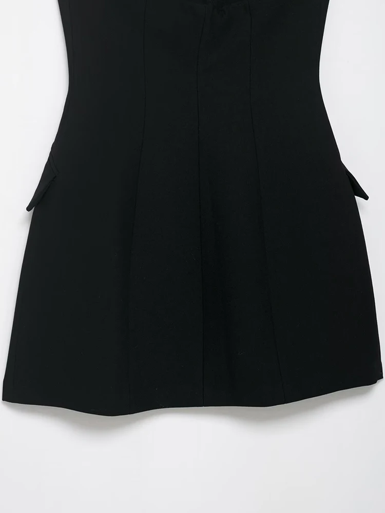 Feminino trespassado halter mini vestido com decote em v sem costas moda feminina vestidos mujer