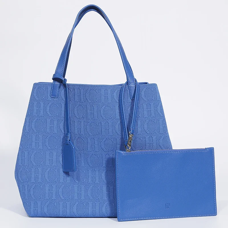 حقيبة يد ذات سعة كبيرة من CH أنيقة وأنيقة وواسعة للتنقل اليومي إلى الأمام مع حقيبة تسوق أنيقة للسيدات #4