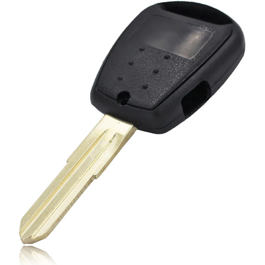 Ecusells Ignition Transponder Replacement Key Case Shell Side 1 Button HYN12 #34 HYN10 #28 Blade for Hyundai for Kia Getz Accen