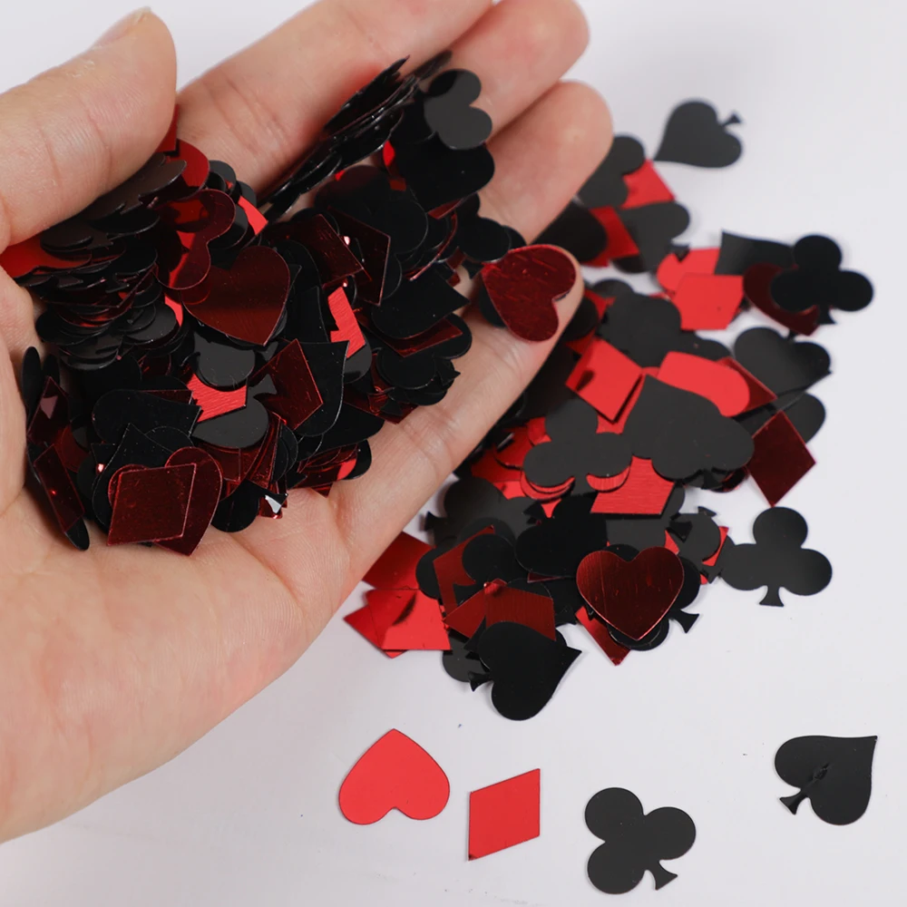 15g/bag Funny Joker Party Diamond Club Confetti Magician Casino Theme Party Decoration Birthday Hen Party Bachelor Table Scatter