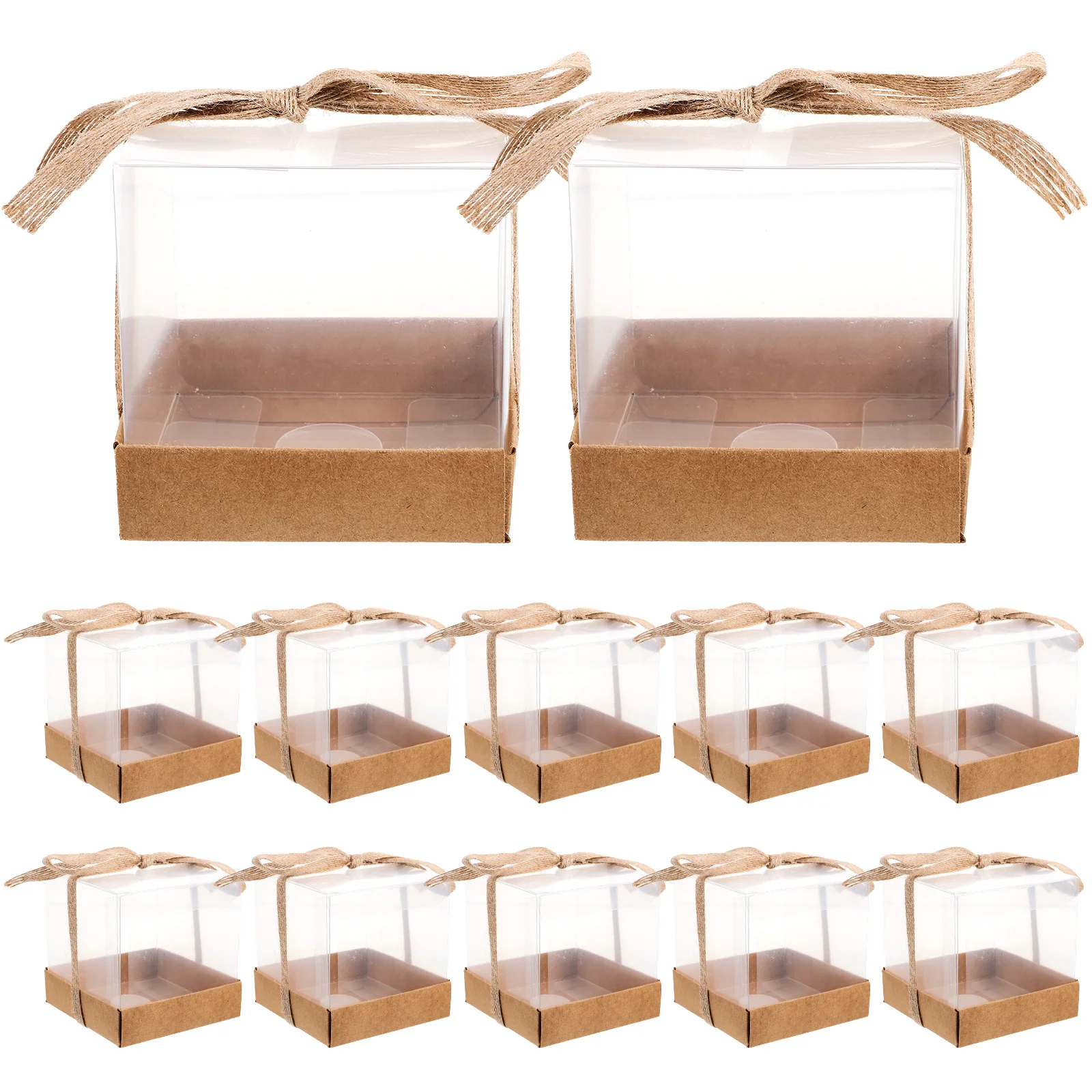 

Holders Kraft Paper Candy Box Cupcake Boxes Storage Cases Birthday Party Favors