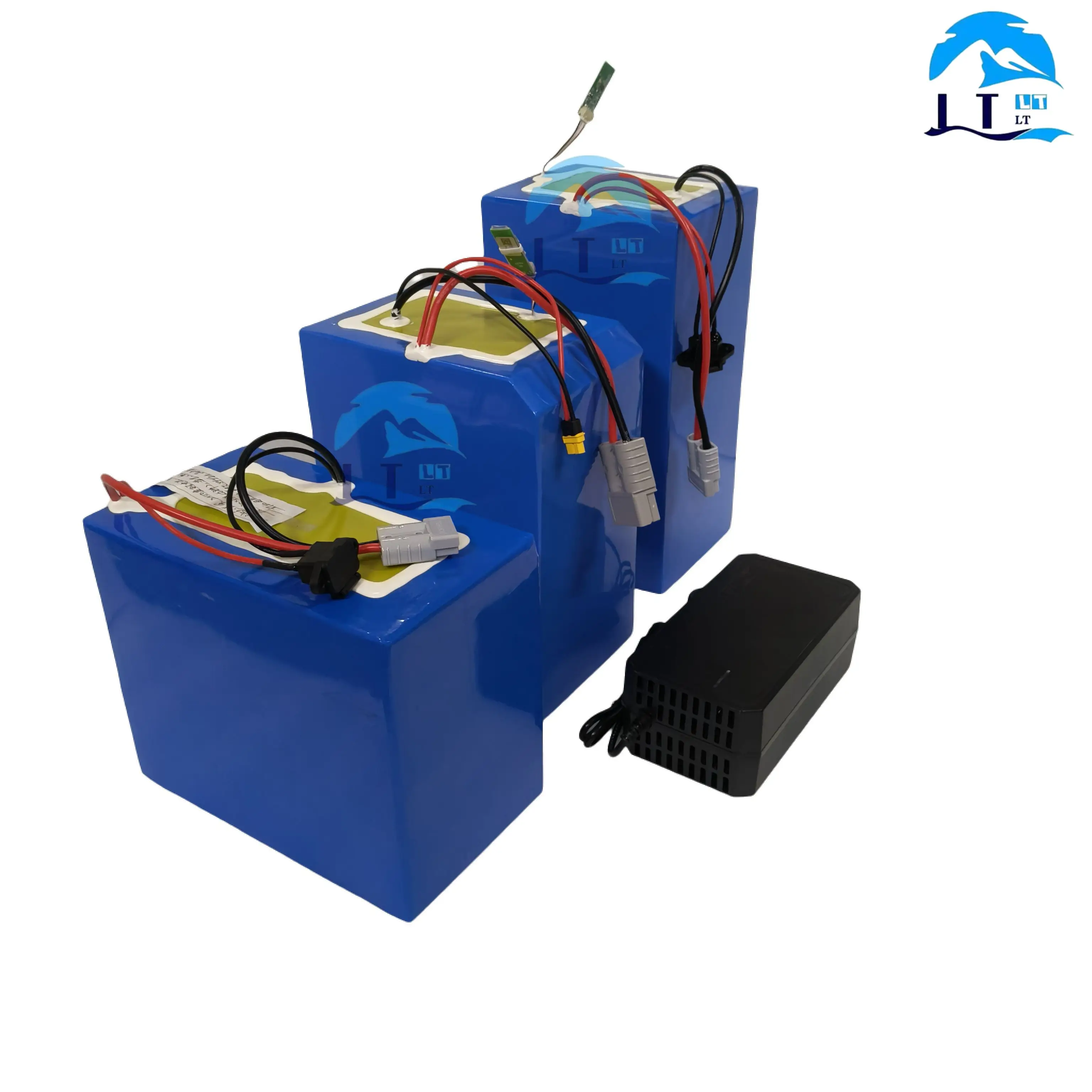 Batterie lithium-ion 60V, 60Ah, BMS, pour tricycle électrique 6000/3500W, scooter, moto et véhicule électrique, avec chargeur 5A