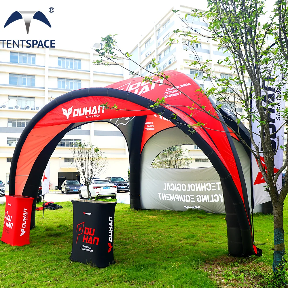 

Easy Set Up Oxford Tent Waterproof & UV-Resistant Inflatable Canopy For Events Unbreakable Trade Show Tent