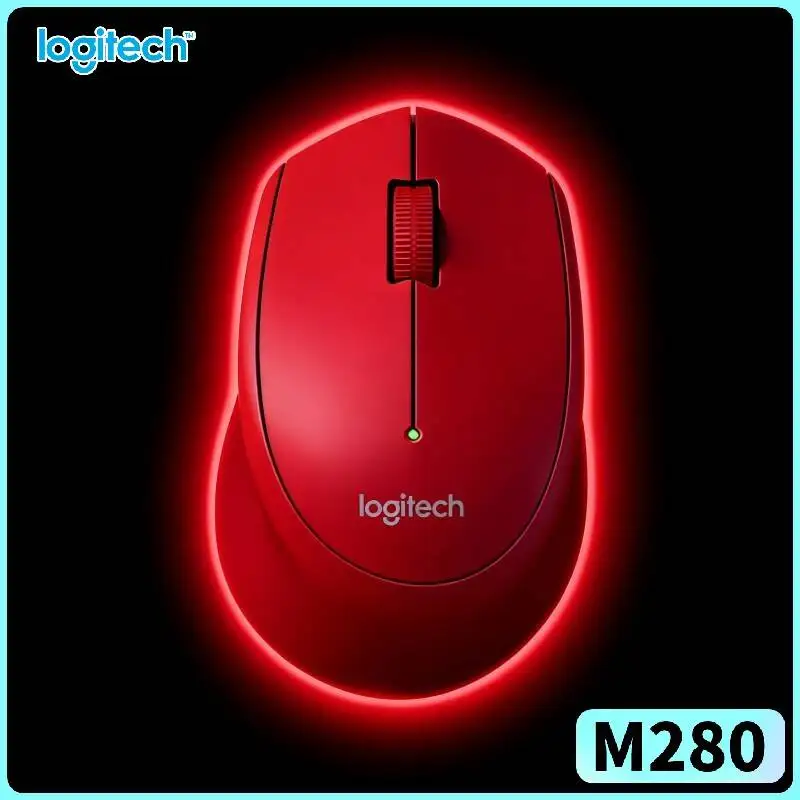 Logitech M280 Wireless Mouse Thin Slim Casing 10m Range 1000 DPI Precise Target Tracking Long-Lasting 18-Month Battery