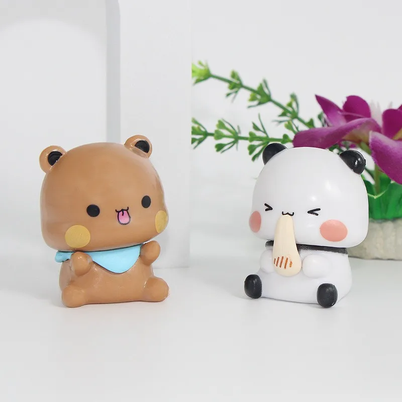 8개/1세트 이어와 부부 액션 피규어 블라인드 박스 귀여운 부부 두두 피규어 책상 장식품 서프라이즈 박스 생일 선물