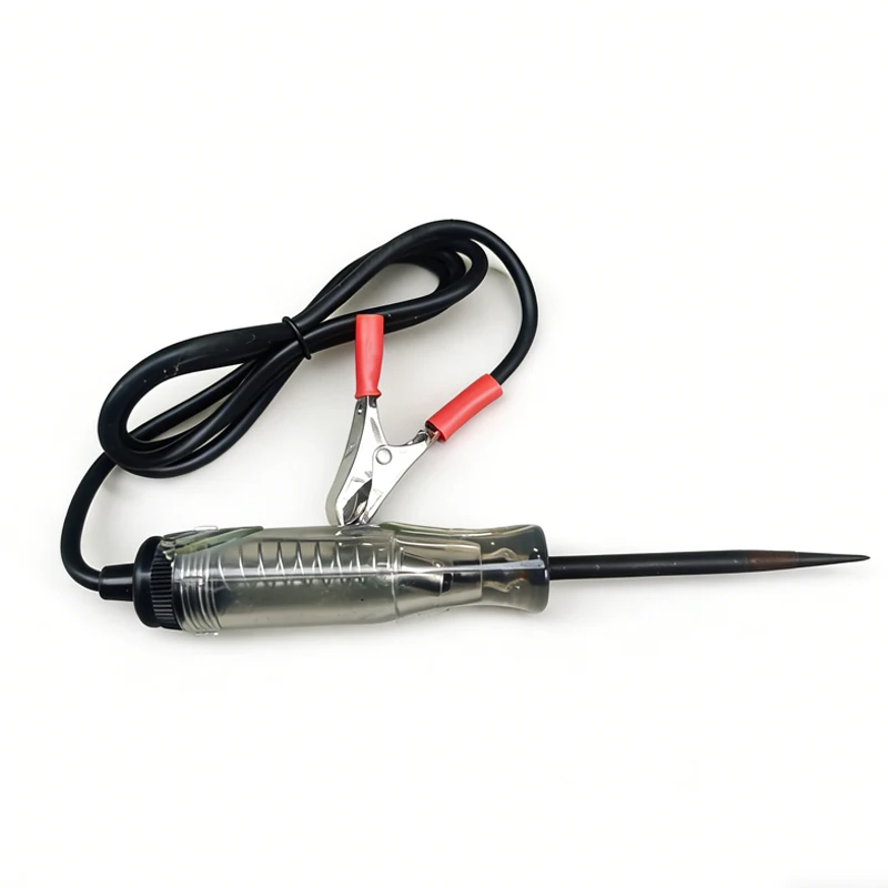 Auto 6V 12V 24V DC Car Truck Voltage Circuit Tester Car Test VoltMet Long Probe Pen Light Bulb Automobile Maintenance Tools view 6