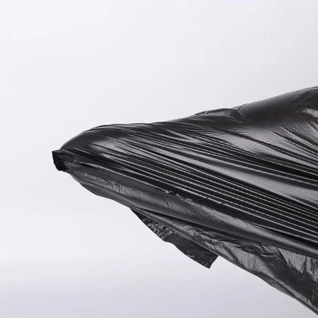 5Rolls=100PCS Large Garbage Bags Black Thicken Disposable Environmental Waste Bag Privacy Plastic Trash Bags 45x50CM